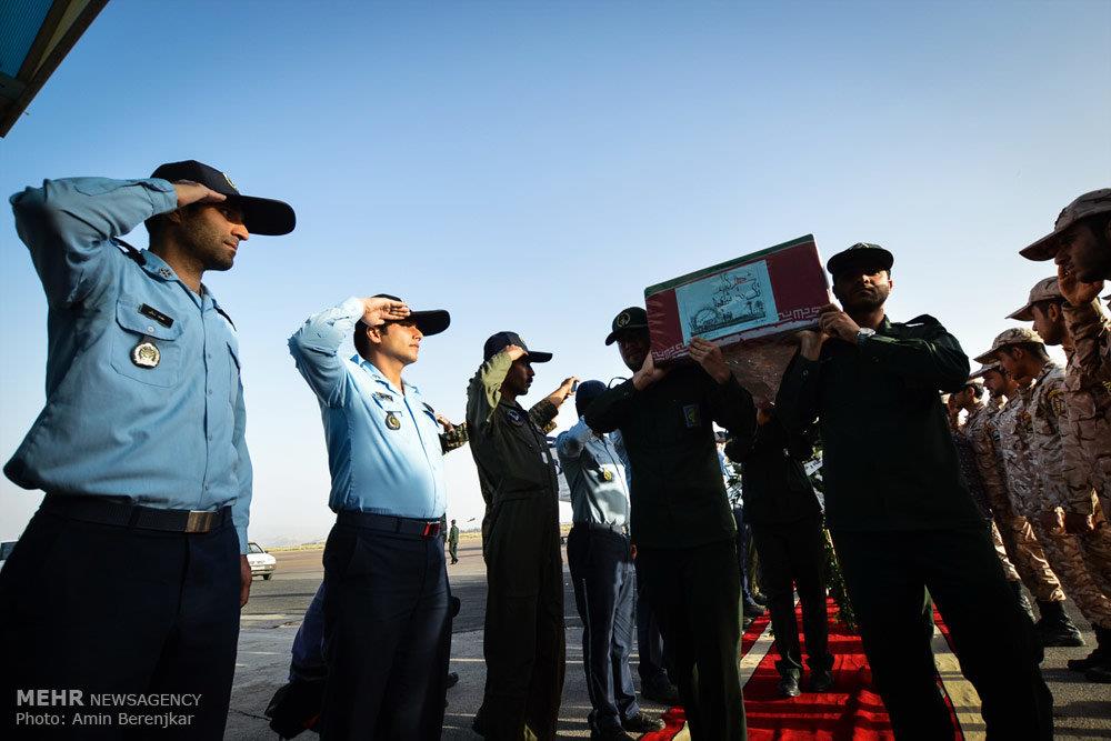 آئین استقبال از پیکر 4 شهید گمنام در شیراز 1