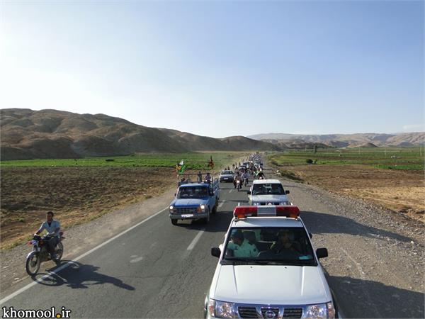 تشییع و خاکسپاری شهدای گمنام شهرستان دره شهر ایلام-19/7/89