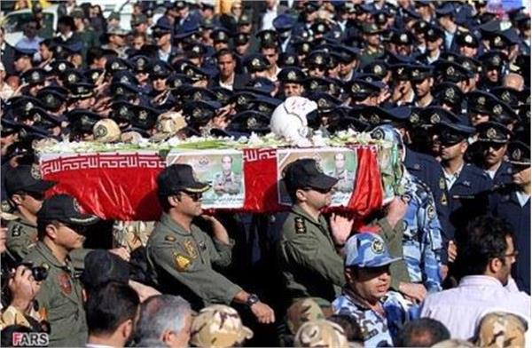مراسم تشییع سرلشگر خلبان شهید قدرت الله کیانجو در اصفهان