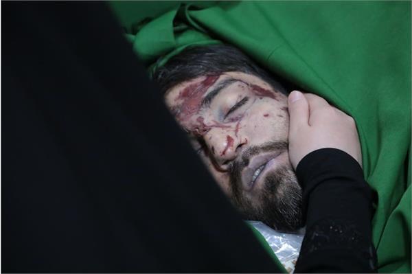 وداع با پیکر مطهر شهید القدس بهروز واحدی - 8 فروردین 1403 9