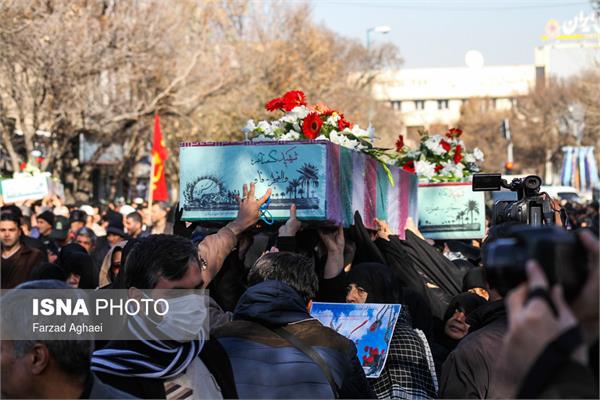 تشییع ۷ شهید گمنام - تبریز 7