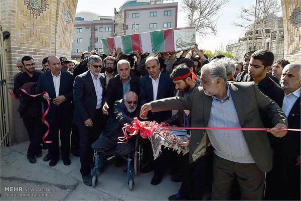 مراسم تشییع و تدفین پیکر مطهر دو شهید گمنام در شیراز‎ 7