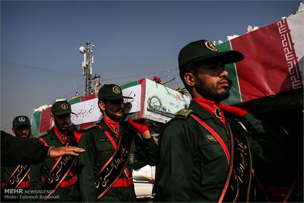 مراسم تشییع پیکر دو شهید گمنام در دانشکده شهید مطهری بسیج 2