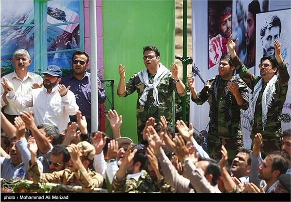 تشییع شهید گمنام در سازمان صنایع هوایی 10