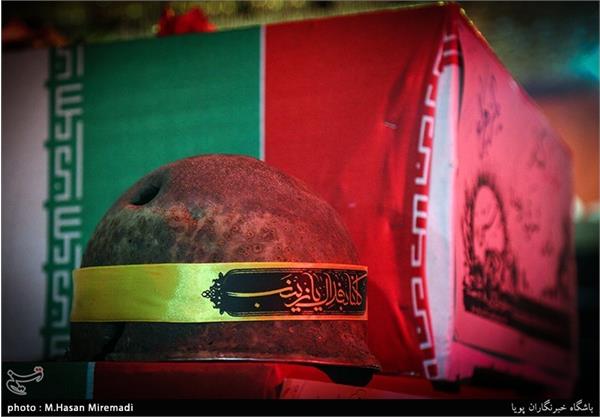 پیکر چهار شهید غواص در معراج شهدا 12