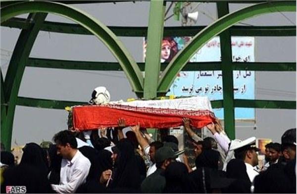 مراسم تبادل پیکرهای جنگ تحمیلی در شلمچه