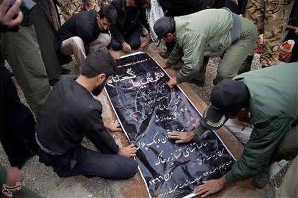 تشییع پیکر شهدا در استان کرمانشاه