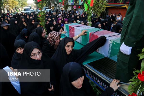 استقبال و تشییع چهار شهید گمنام در اردبیل 14