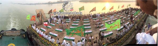 ورود پیکر مطهر ۶۶ شهید دفاع‌ مقدس به کشور 1