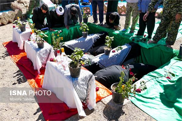 تشییع پیکر شهدای گمنام در میانراهان و گناباد و نیشابور 27