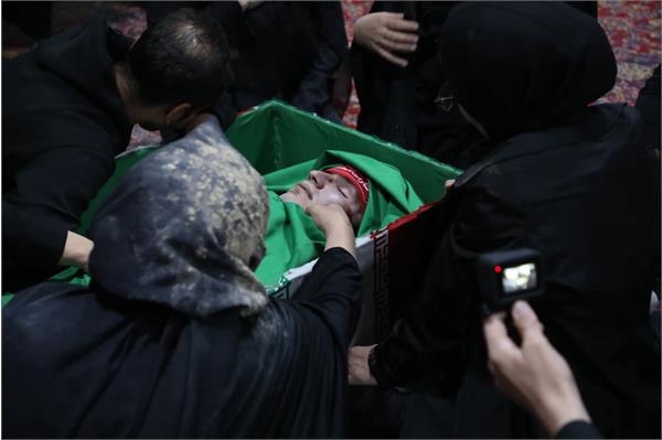 وداع با پیکر مطهر شهید مدافع امنیت سید روح اله عجمیان