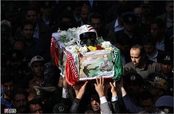 مراسم تشییع سرلشگر خلبان شهید قدرت الله کیانجو در اصفهان