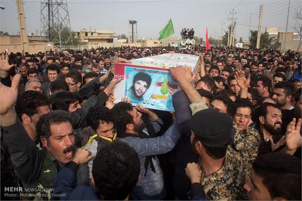 مراسم تشییع پیکر مطهر شهید مهدی طیبی 13