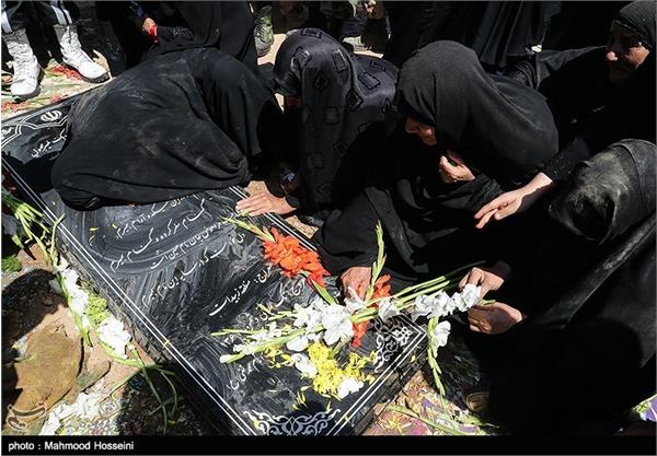 تشییع و تدفین پیکر شهید گمنام در ستاد دژبان کل ارتش 7