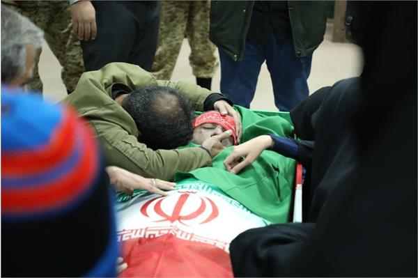 وداع با پیکر مطهر شهید القدس حسین محمدی - 2 بهمن 1402