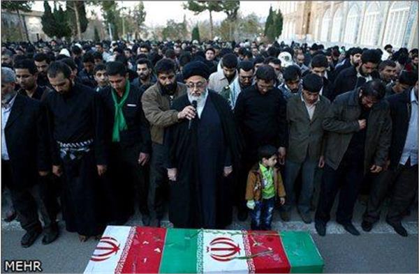 تشییع شهدای گمنام در یزد