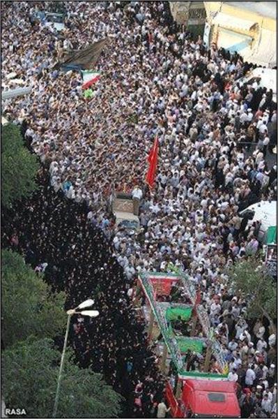 تشیییع 96شهید دوران دفاع مقدس در شهر قم