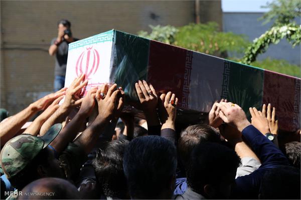تشییع شهید حمید مرادلو در زنجان 4