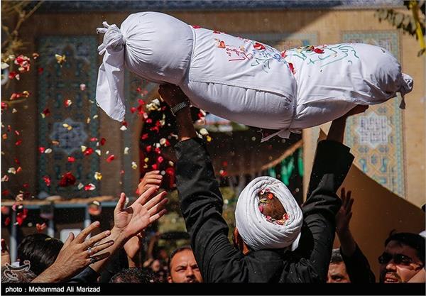 تشییع پیکر ۸ شهید گمنام دفاع مقدس - قم 9