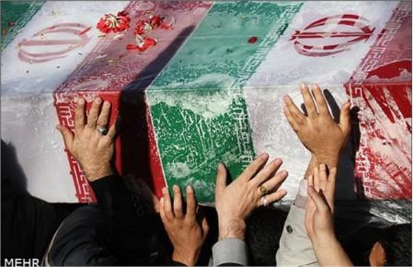 تشییع شهید گمنام در قزوین