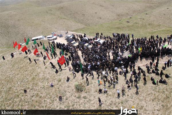 تشییع و خاکسپاری شهدای گمنام تیپ آل محمد صل الله علیه و آله تهران