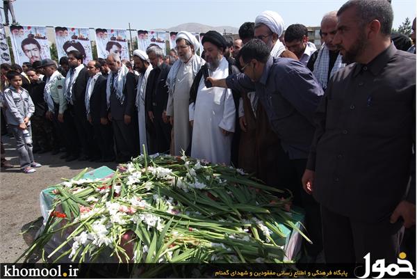 تشییع و خاکسپاری 2شهید گمنام در دانشگاه علامه طباطبایی