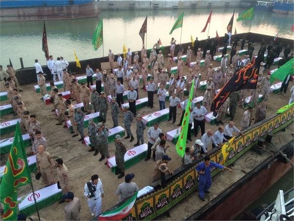 ورود پیکر مطهر ۶۶ شهید دفاع‌ مقدس به کشور 11