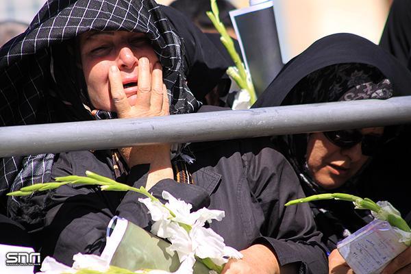 تشییع و خاکسپاری شهدای گمنام بوستان نهج البلاغه تهران-12/7/89