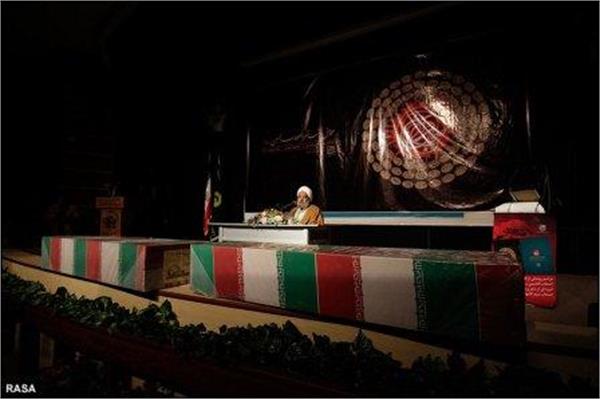 مراسم وداع با شهدا گمنام در مشهد مقدس