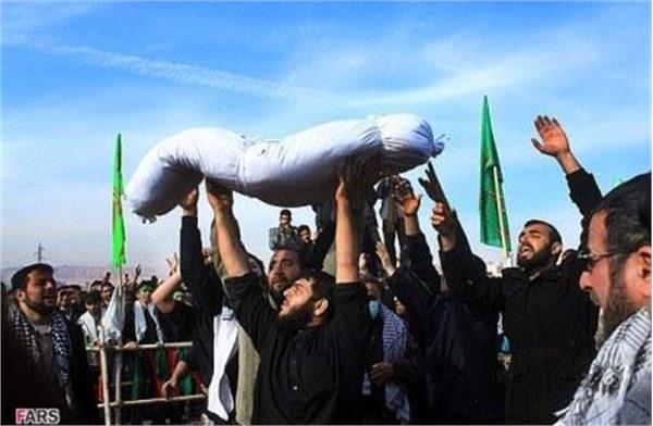 تشییع شهدای گمنام درشهر قم