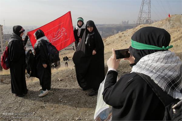 کوه‌پیمایی دانشجویان خواهر بسیجی در کهف‌الشهداء 10