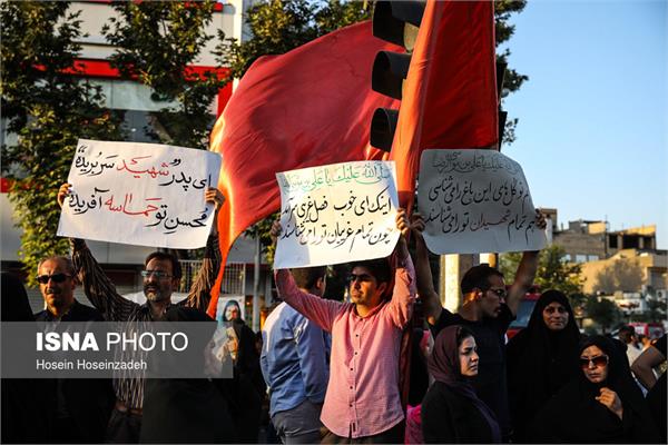 تشییع پیکر ۱۹شهید گمنام دفاع مقدس و یک شهید مدافع حرم در مشهد 8