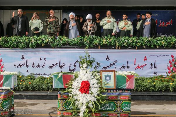 تشییع پیکر سه شهید تازه تفحص شده نیروی انتظامی 13