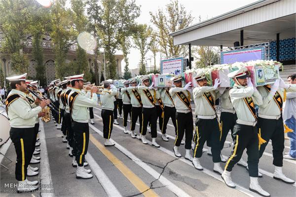 تشییع پیکر سه شهید تازه تفحص شده نیروی انتظامی 27