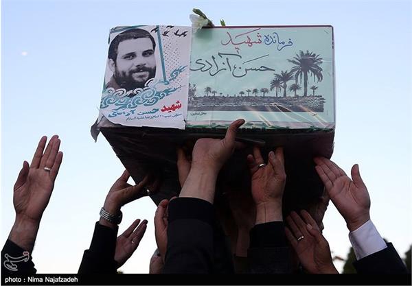 مراسم استقبال از پیکر مطهر پنج شهید-مشهد 12