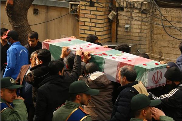 تشییع 200 شهید گمنام دفاع مقدس در تهران  4