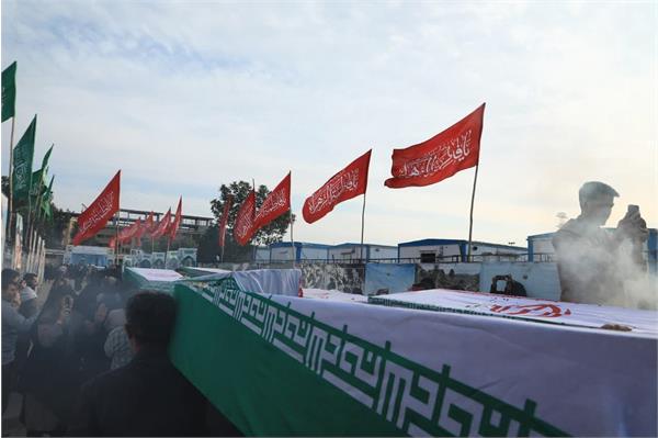 ورود 34 شهید تازه تفحص شده به معراج شهدای اهواز 22