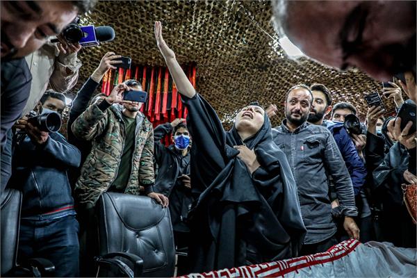 وداع با پیکر مطهر شهید مدافع امنیت سید روح اله عجمیان