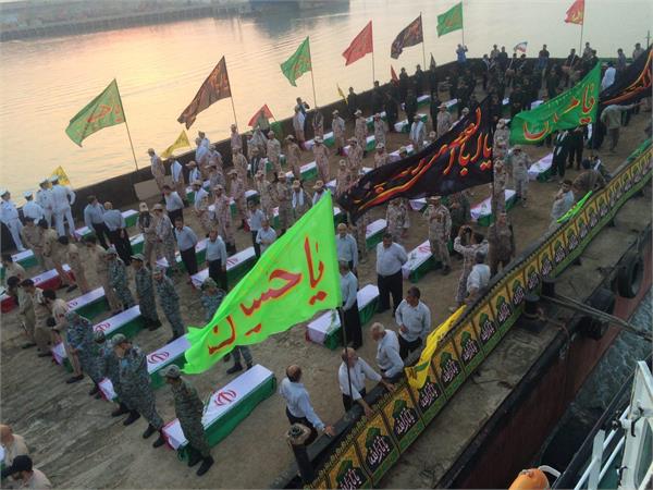ورود پیکر مطهر ۶۶ شهید دفاع‌ مقدس به کشور 7