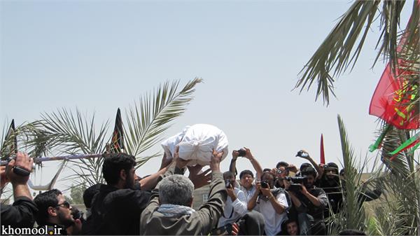 تشییع و خاکسپاری شهدای گمنام دانشگاه خلیج فارس بوشهر-27/2/89