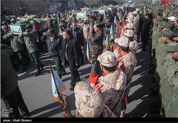 تشییع پیکر شهدای گمنام در تبریز 11