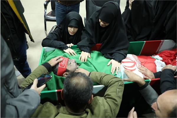 وداع با پیکر مطهر شهید القدس حسین محمدی - 2 بهمن 1402