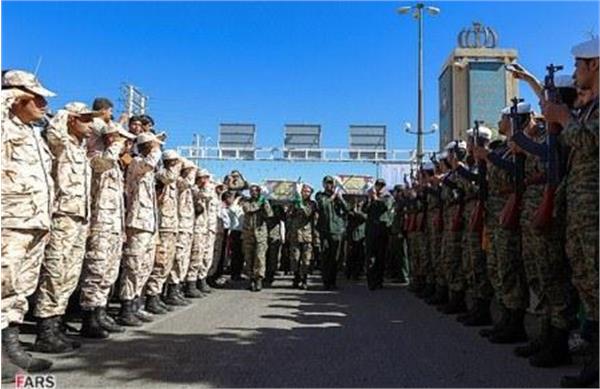 تشییع دو شهید گمنام در دانسفهان بوئین زهرا