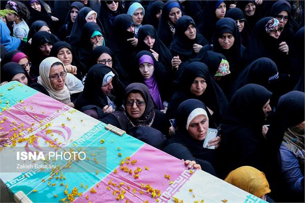 استقبال از پیکر شهدای دفاع مقدس در آمل 14