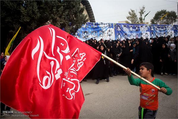 مراسم تشییع پیکر مطهر شهید مهدی طیبی 1