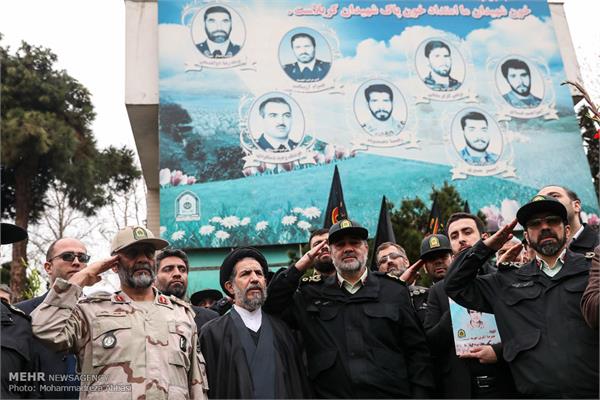 آئین تشییع ۱۴ شهید تازه تفحص شده نیروی انتظامی 23