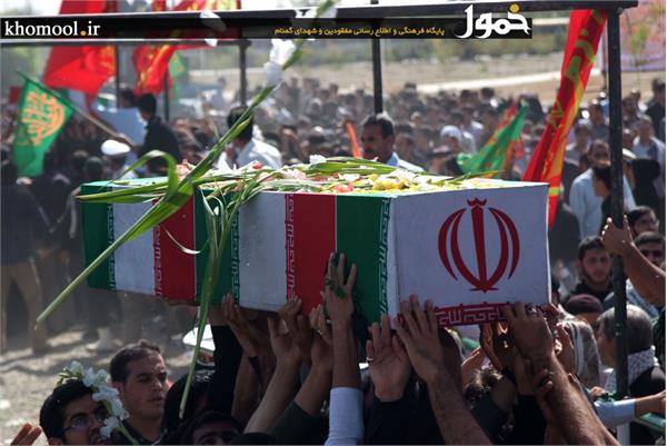 تشییع و خاکسپاری شهدای گمنام دانشگاه شاهد-12/7/89