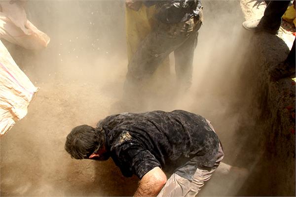 تشییع و خاکسپاری دو شهید گمنام در دانشگاه آزاد پرند 40