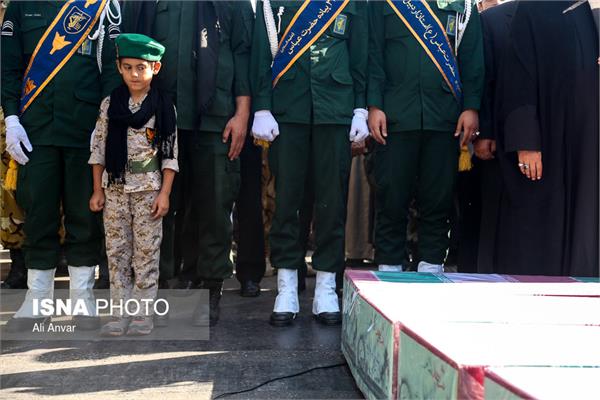 استقبال و تشییع چهار شهید گمنام در اردبیل 2