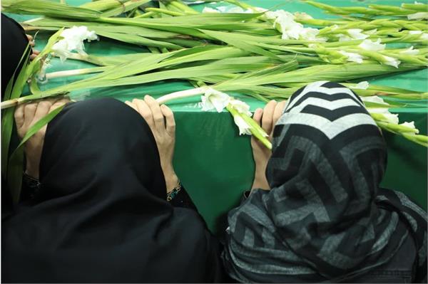 وداع با پیکر مطهر شهید القدس لشکر فاطمیون سید علی حسینی - 17 بهمن 1402